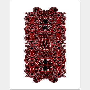 tribal batak motif 8 Posters and Art